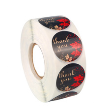 Self Adhesive Thank You Sealing Stickers In Customized Shape